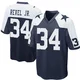 Shavon Revel Jr. Dallas Cowboys ＃34 Game Youth Navy Blue Throwback Jersey