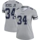 Shavon Revel Jr. Dallas Cowboys ＃34 Legend Women's Gray Inverted Jersey