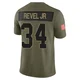 Shavon Revel Jr. Dallas Cowboys ＃34 Limited Men's Olive 2025 Salute to Service Jersey