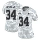 Shavon Revel Jr. Dallas Cowboys ＃34 Limited Women's Arctic Camo 2024 Salute to Service Jersey
