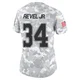 Shavon Revel Jr. Dallas Cowboys ＃34 Limited Women's Arctic Camo 2024 Salute to Service Jersey