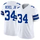 Shavon Revel Jr. Dallas Cowboys ＃34 Limited Youth White Vapor F.U.S.E. Jersey