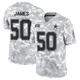 Shemar James Dallas Cowboys ＃50 Limited Men's Arctic Camo 2024 Salute to Service Jersey