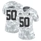 Shemar James Dallas Cowboys ＃50 Limited Women's Arctic Camo 2024 Salute to Service Jersey