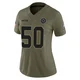 Shemar James Dallas Cowboys ＃50 Limited Women's Olive 2025 Salute to Service Jersey