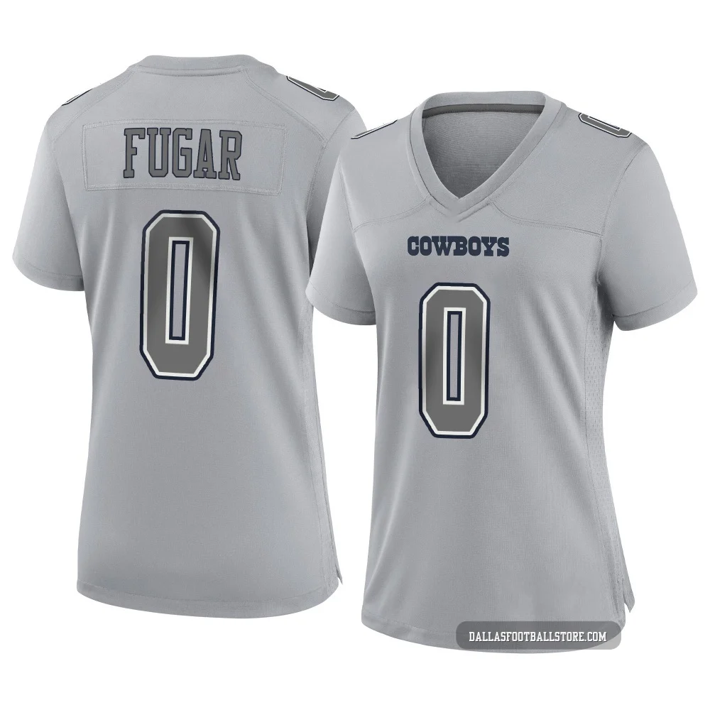 Sidney Fugar Dallas Cowboys ＃0 Game Women's Gray Atmosphere Fashion Jersey