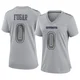 Sidney Fugar Dallas Cowboys ＃0 Game Women's Gray Atmosphere Fashion Jersey