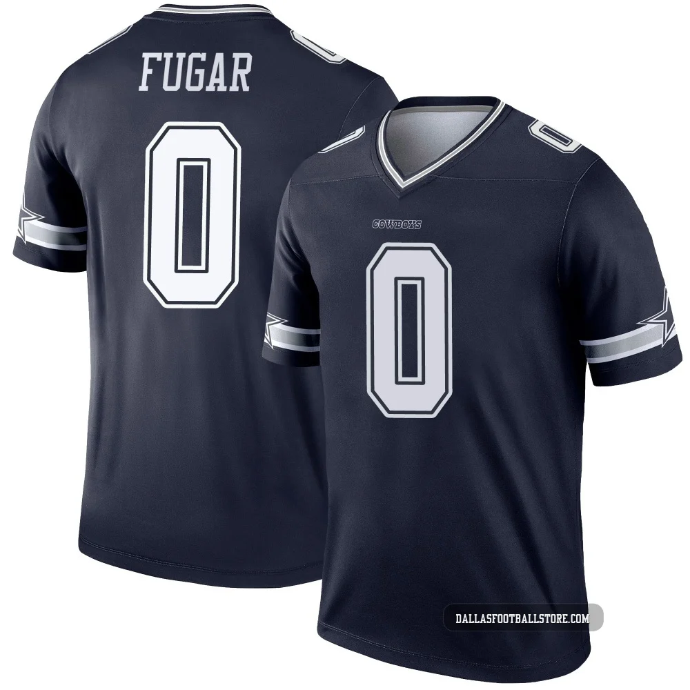 Sidney Fugar Dallas Cowboys ＃0 Legend Men's Navy Jersey