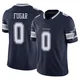 Sidney Fugar Dallas Cowboys ＃0 Limited Men's Navy Vapor F.U.S.E. Jersey