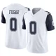 Sidney Fugar Dallas Cowboys ＃0 Limited Men's White 2nd Alternate Vapor F.U.S.E. Jersey