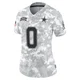 Sidney Fugar Dallas Cowboys ＃0 Limited Women's Arctic Camo 2024 Salute to Service Jersey