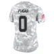 Sidney Fugar Dallas Cowboys ＃0 Limited Women's Arctic Camo 2024 Salute to Service Jersey