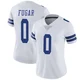 Sidney Fugar Dallas Cowboys ＃0 Limited Women's White Vapor Untouchable Jersey