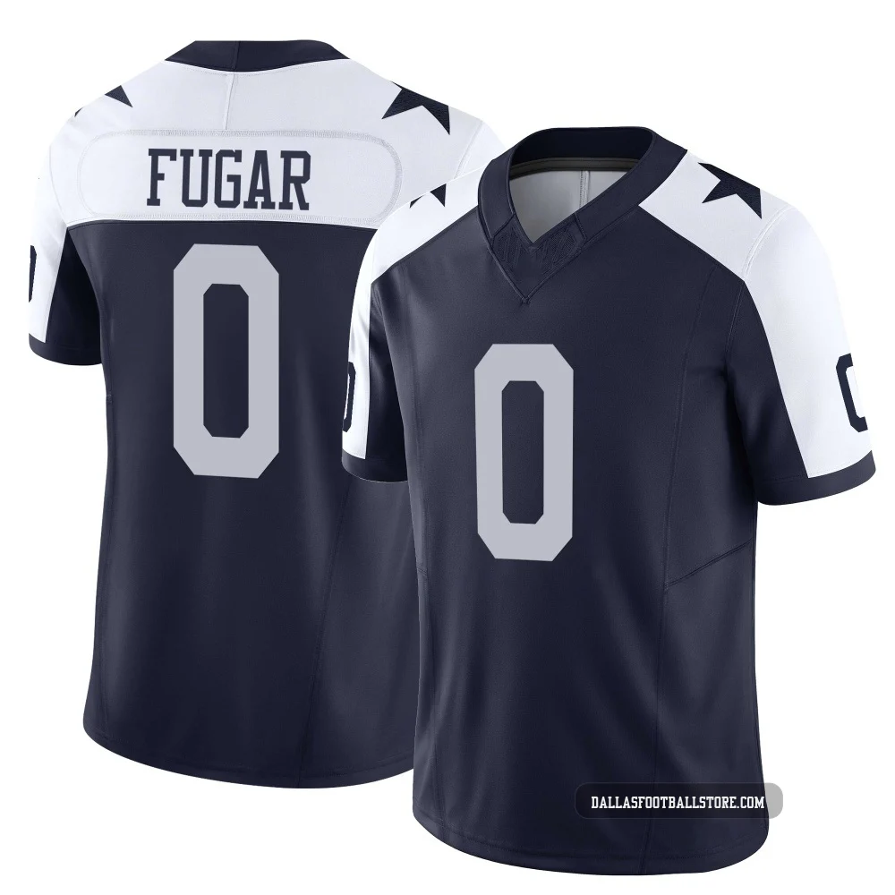 Sidney Fugar Dallas Cowboys ＃0 Limited Youth Navy Alternate Vapor F.U.S.E. Jersey