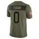 Sidney Fugar Dallas Cowboys ＃0 Limited Youth Olive 2025 Salute to Service Jersey