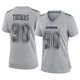 Solomon Thomas Dallas Cowboys ＃90 Game Women's Gray Atmosphere Fashion Jersey