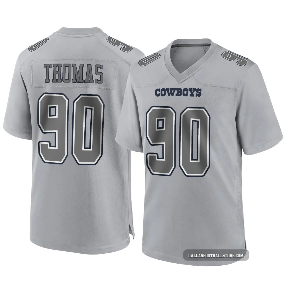 Solomon Thomas Dallas Cowboys ＃90 Game Youth Gray Atmosphere Fashion Jersey