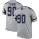 Solomon Thomas Dallas Cowboys ＃90 Legend Men's Gray Inverted Jersey