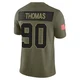 Solomon Thomas Dallas Cowboys ＃90 Limited Men's Olive 2025 Salute to Service Jersey
