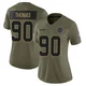 Solomon Thomas Dallas Cowboys ＃90 Limited Women's Olive 2025 Salute to Service Jersey