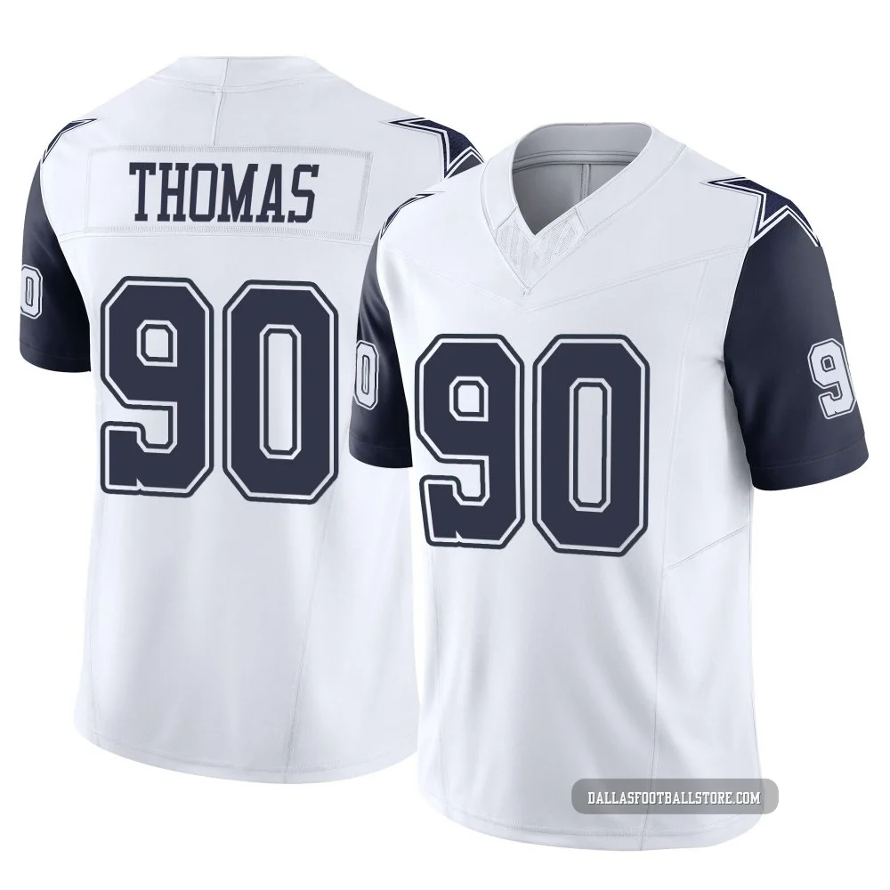 Solomon Thomas Dallas Cowboys ＃90 Limited Youth White 2nd Alternate Vapor F.U.S.E. Jersey