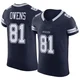 Terrell Owens Dallas Cowboys ＃81 Elite Men's Navy Vapor F.U.S.E. Jersey