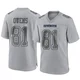 Terrell Owens Dallas Cowboys ＃81 Game Men's Gray Atmosphere Fashion Jersey