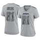 Terrell Owens Dallas Cowboys ＃81 Game Women's Gray Atmosphere Fashion Jersey