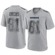 Terrell Owens Dallas Cowboys ＃81 Game Youth Gray Atmosphere Fashion Jersey