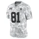 Terrell Owens Dallas Cowboys ＃81 Limited Men's Arctic Camo 2024 Salute to Service Jersey