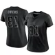 Terrell Owens Dallas Cowboys ＃81 Limited Women's Black Reflective Jersey