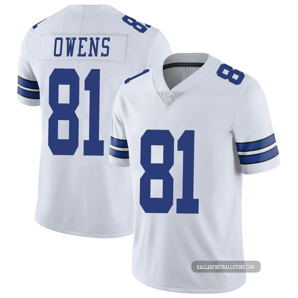 Terrell Owens Dallas Cowboys ＃81 Limited Youth White Vapor Untouchable Jersey