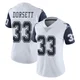 Tony Dorsett Dallas Cowboys ＃33 Limited Women's White Color Rush Vapor Untouchable Jersey