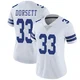 Tony Dorsett Dallas Cowboys ＃33 Limited Women's White Vapor Untouchable Jersey