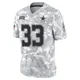 Tony Dorsett Dallas Cowboys ＃33 Limited Youth Arctic Camo 2024 Salute to Service Jersey