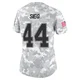 Trent Sieg Dallas Cowboys ＃44 Limited Women's Arctic Camo 2024 Salute to Service Jersey