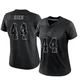 Trent Sieg Dallas Cowboys ＃44 Limited Women's Black Reflective Jersey