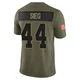 Trent Sieg Dallas Cowboys ＃44 Limited Youth Olive 2025 Salute to Service Jersey
