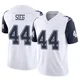Trent Sieg Dallas Cowboys ＃44 Limited Youth White 2nd Alternate Vapor F.U.S.E. Jersey