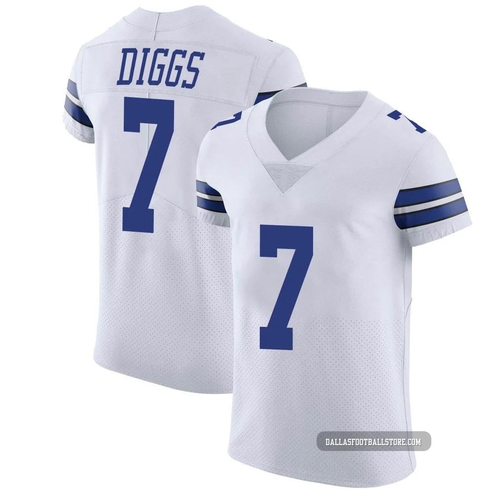 Trevon Diggs Dallas Cowboys ＃7 Elite Men's White Vapor Untouchable Jersey