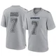 Trevon Diggs Dallas Cowboys ＃7 Game Men's Gray Atmosphere Fashion Jersey