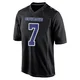 Trevon Diggs Dallas Cowboys ＃7 Game Youth Black Carbon Fashion Jersey