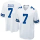 Trevon Diggs Dallas Cowboys ＃7 Game Youth White Jersey