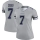Trevon Diggs Dallas Cowboys ＃7 Legend Women's Gray Inverted Jersey