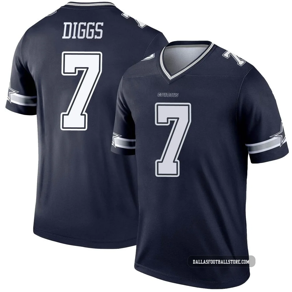 Trevon Diggs Dallas Cowboys ＃7 Legend Youth Navy Jersey