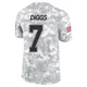 Trevon Diggs Dallas Cowboys ＃7 Limited Men's Arctic Camo 2024 Salute to Service Jersey