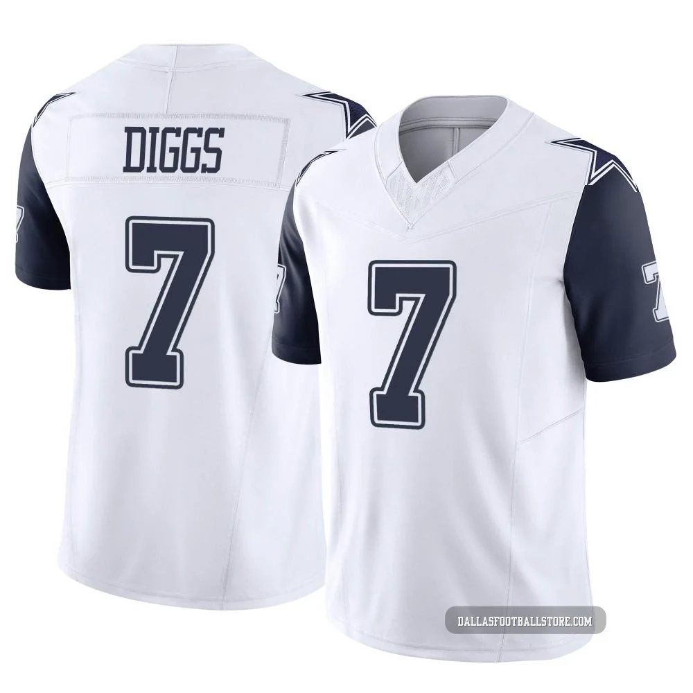 Trevon Diggs Dallas Cowboys ＃7 Limited Men's White 2nd Alternate Vapor F.U.S.E. Jersey