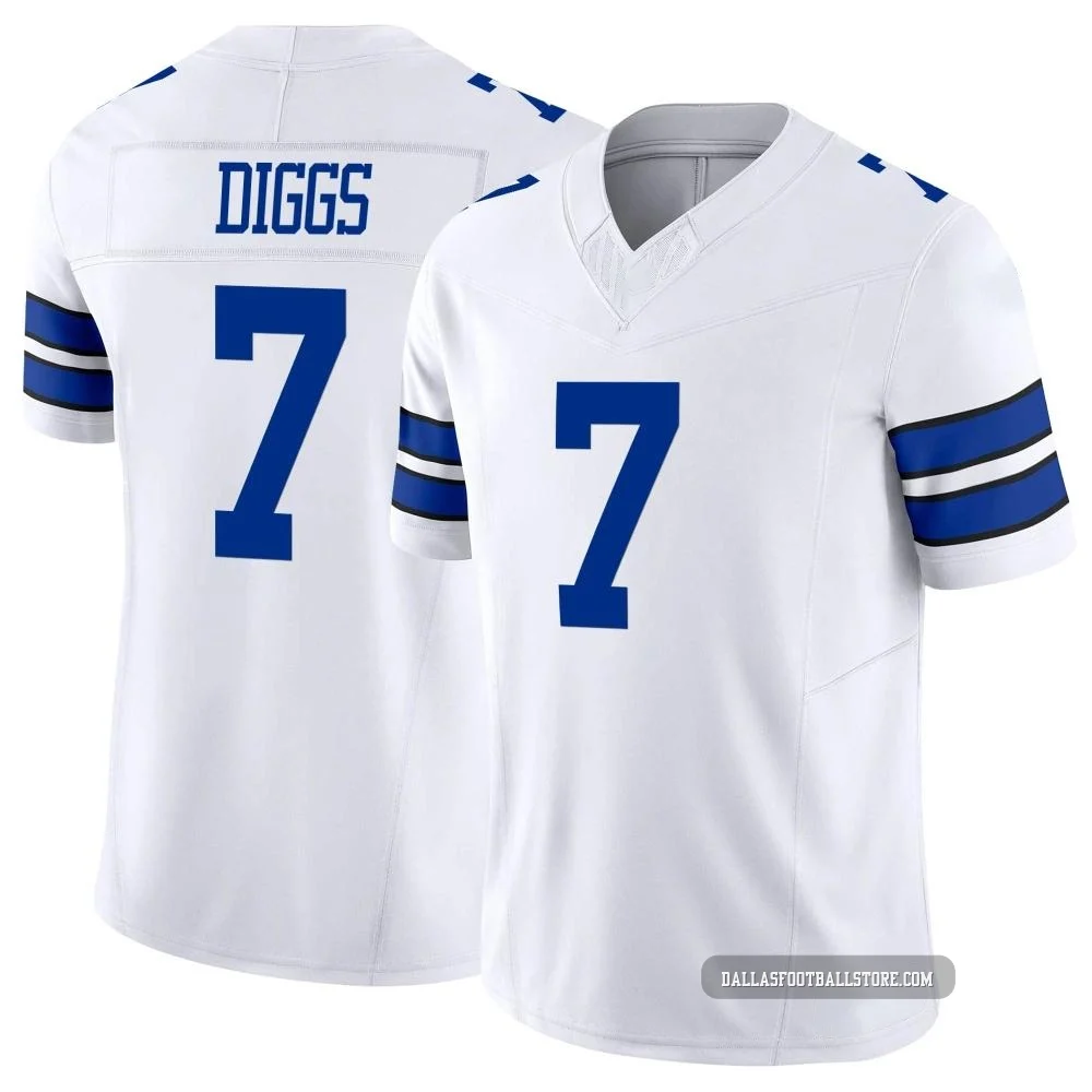 Trevon Diggs Dallas Cowboys ＃7 Limited Men's White Vapor F.U.S.E. Jersey
