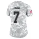 Trevon Diggs Dallas Cowboys ＃7 Limited Women's Arctic Camo 2024 Salute to Service Jersey