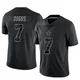 Trevon Diggs Dallas Cowboys ＃7 Limited Youth Black Reflective Jersey